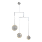 Bubble White Ring LED Chandelier Modern Mobile Chandelier 3, 6 or 9 Light