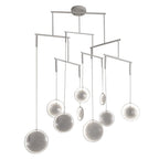 Bubble White Ring LED Chandelier Modern Mobile Chandelier 3, 6 or 9 Light