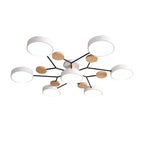 Pixie Sputnik Kids Ceiling Light Modern Flower LED Chandelier for Nurseries and Bedrooms