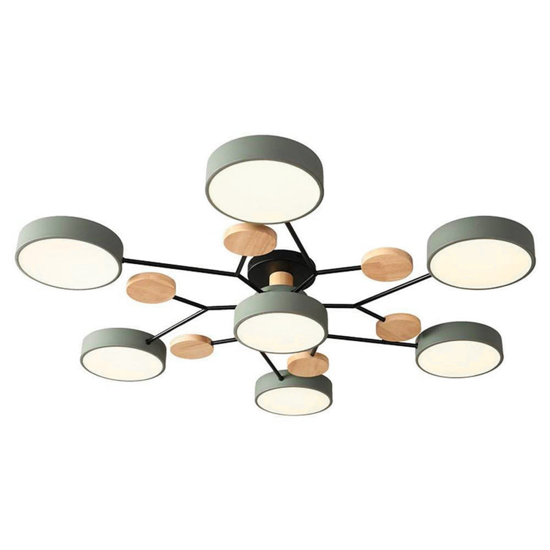 Pixie Sputnik Kids Ceiling Light Modern Flower LED Chandelier for Nurseries and Bedrooms