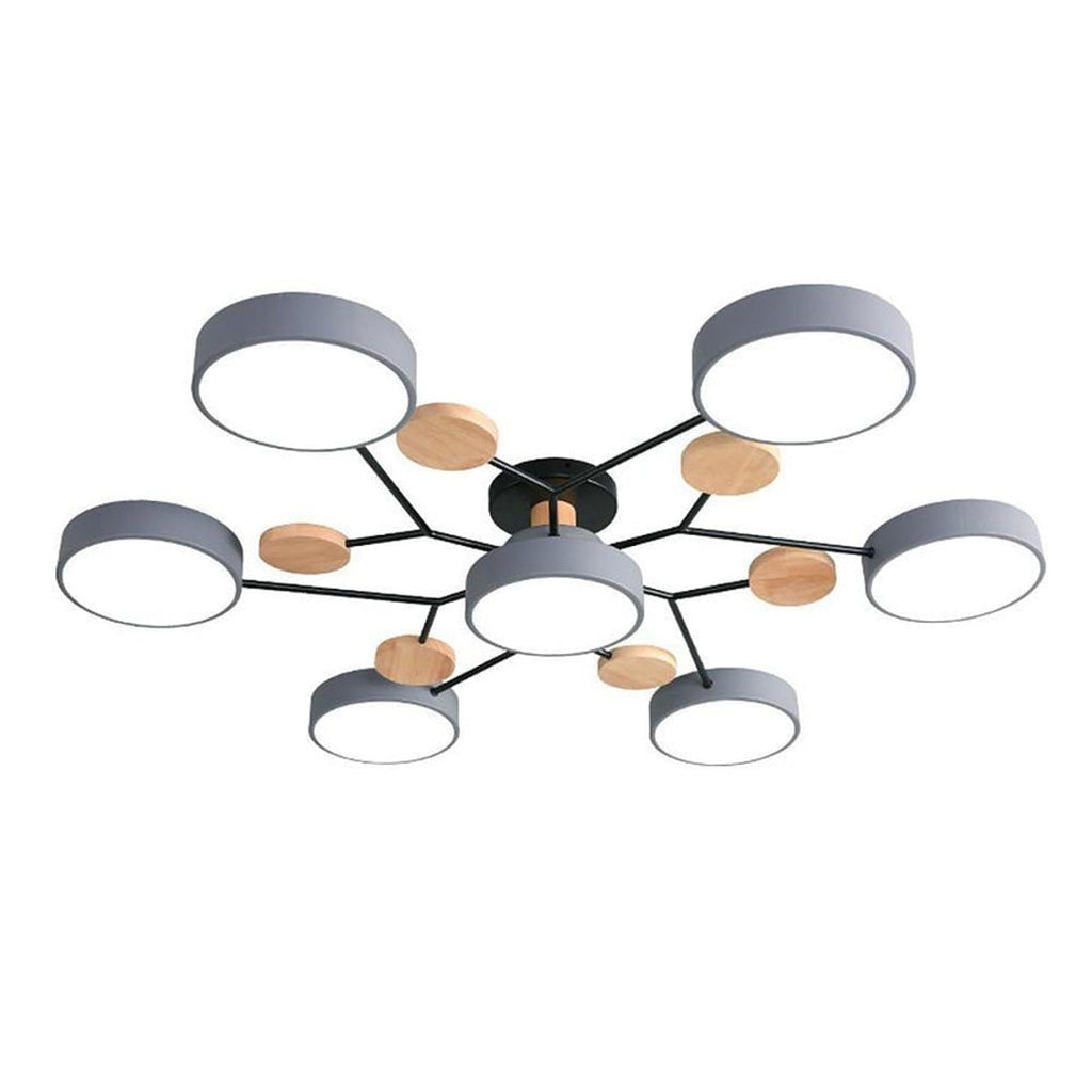 Pixie Sputnik Kids Ceiling Light Modern Flower LED Chandelier for Nurseries and Bedrooms