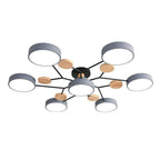 Pixie Sputnik Kids Ceiling Light Modern Flower LED Chandelier for Nurseries and Bedrooms