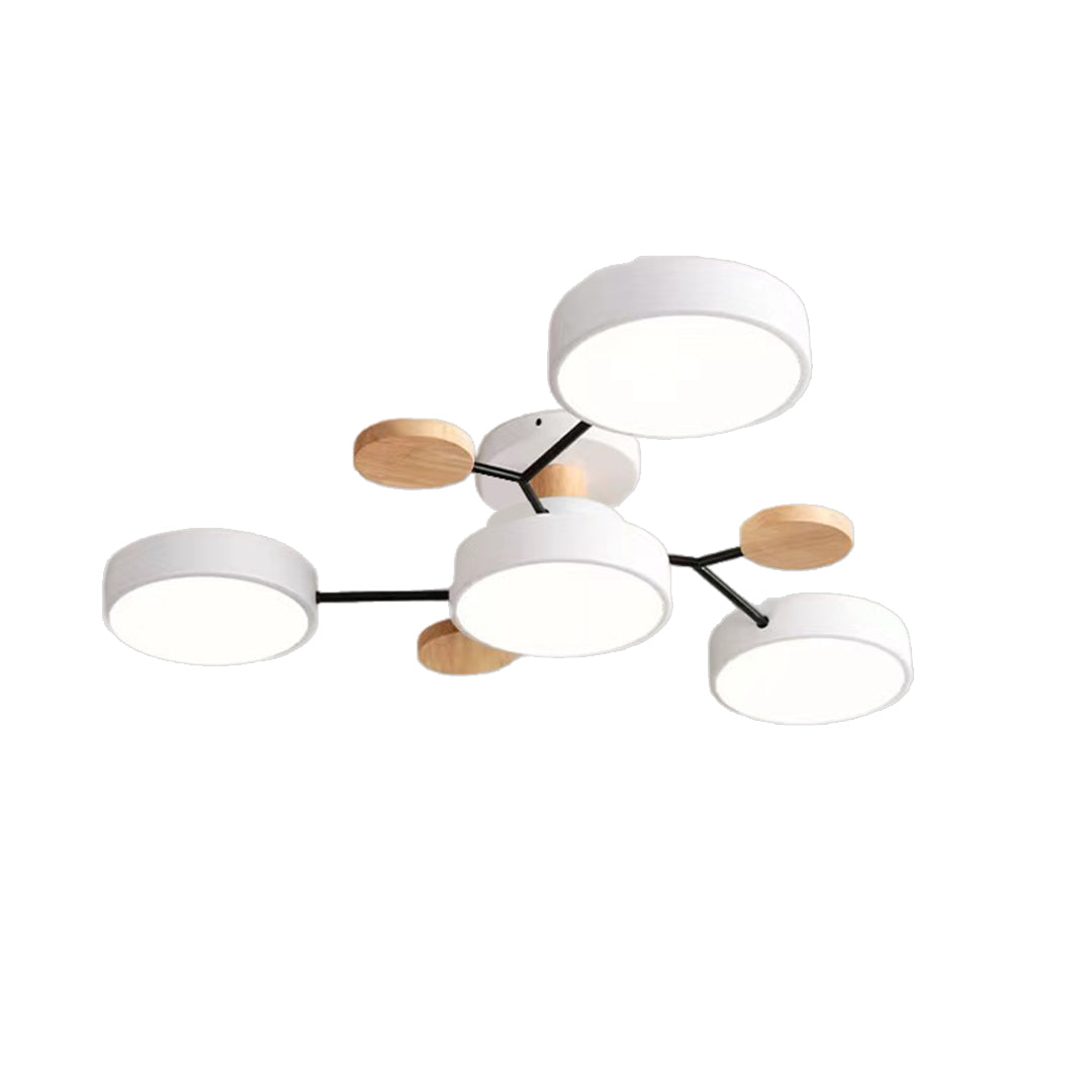 Pixie Sputnik Kids Ceiling Light Modern Flower LED Chandelier for Nurseries and Bedrooms