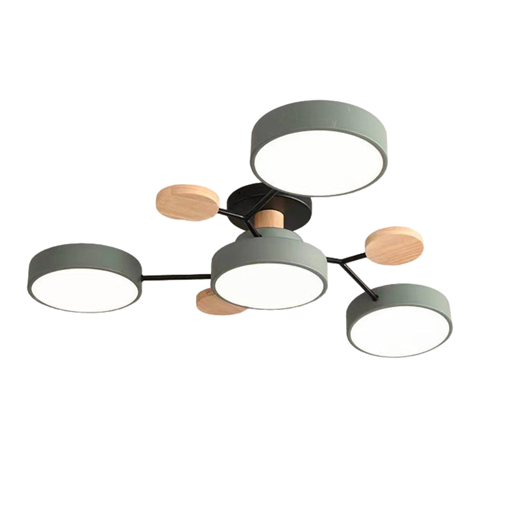 Pixie Sputnik Kids Ceiling Light Modern Flower LED Chandelier for Nurseries and Bedrooms
