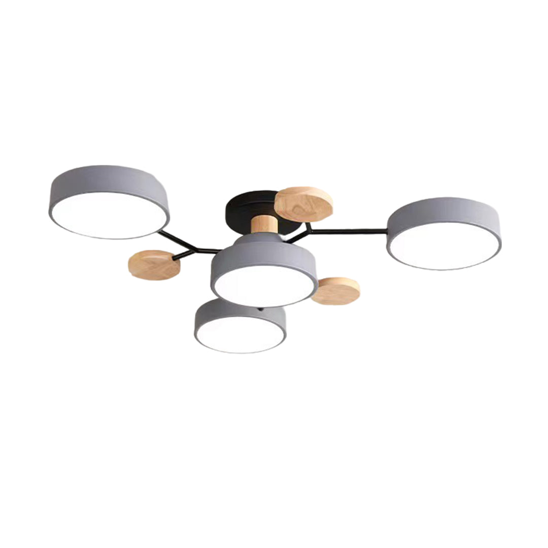 Pixie Sputnik Kids Ceiling Light Modern Flower LED Chandelier for Nurseries and Bedrooms