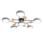 Pixie Sputnik Kids Ceiling Light Modern Flower LED Chandelier for Nurseries and Bedrooms