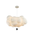 Nimbus Cloud Pendant Light Modern Fabric Cloud Chandelier for Bedrooms and Nurseries