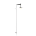 Nova Swing Arm Wall Lamp Modern Plug-In or Hardwired Wall Sconce with Glass Shade