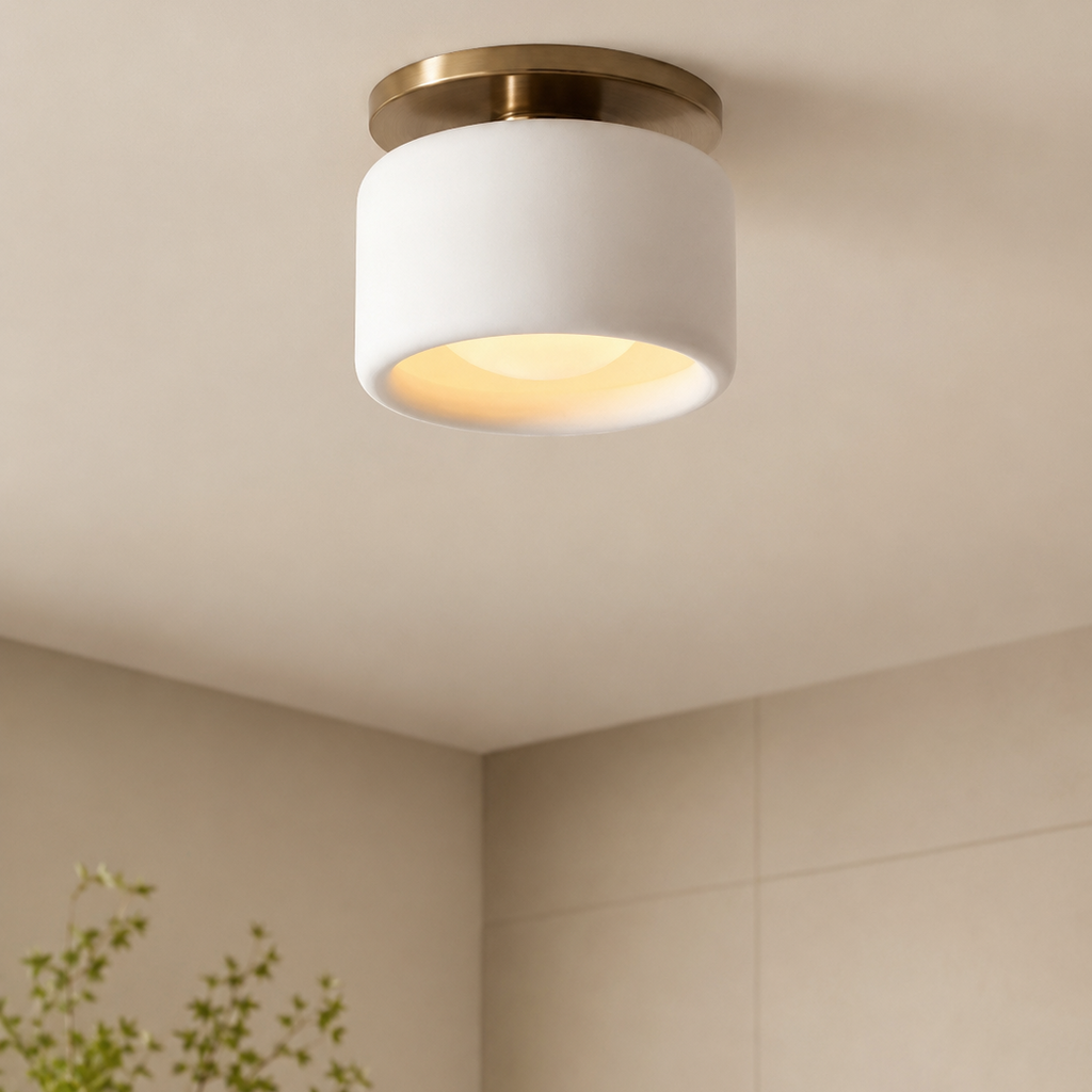 Pearl Flush Mount Ceiling Light – Modern Low-Profile Fixture