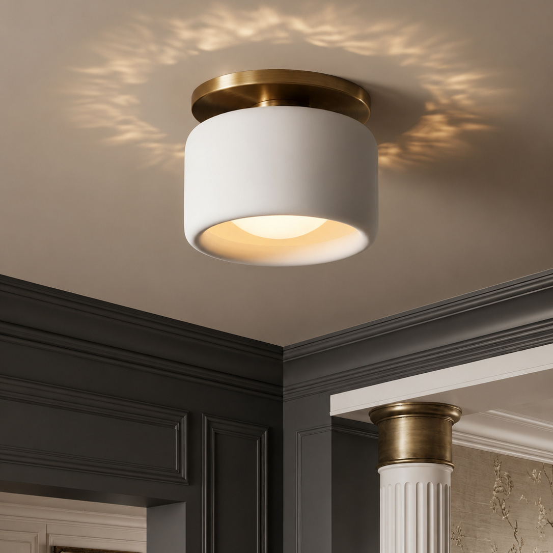 Pearl Flush Mount Ceiling Light – Modern Low-Profile Fixture
