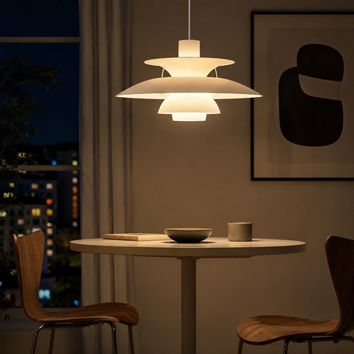 Simuya Danish Multi-layer Metal Pendant Light