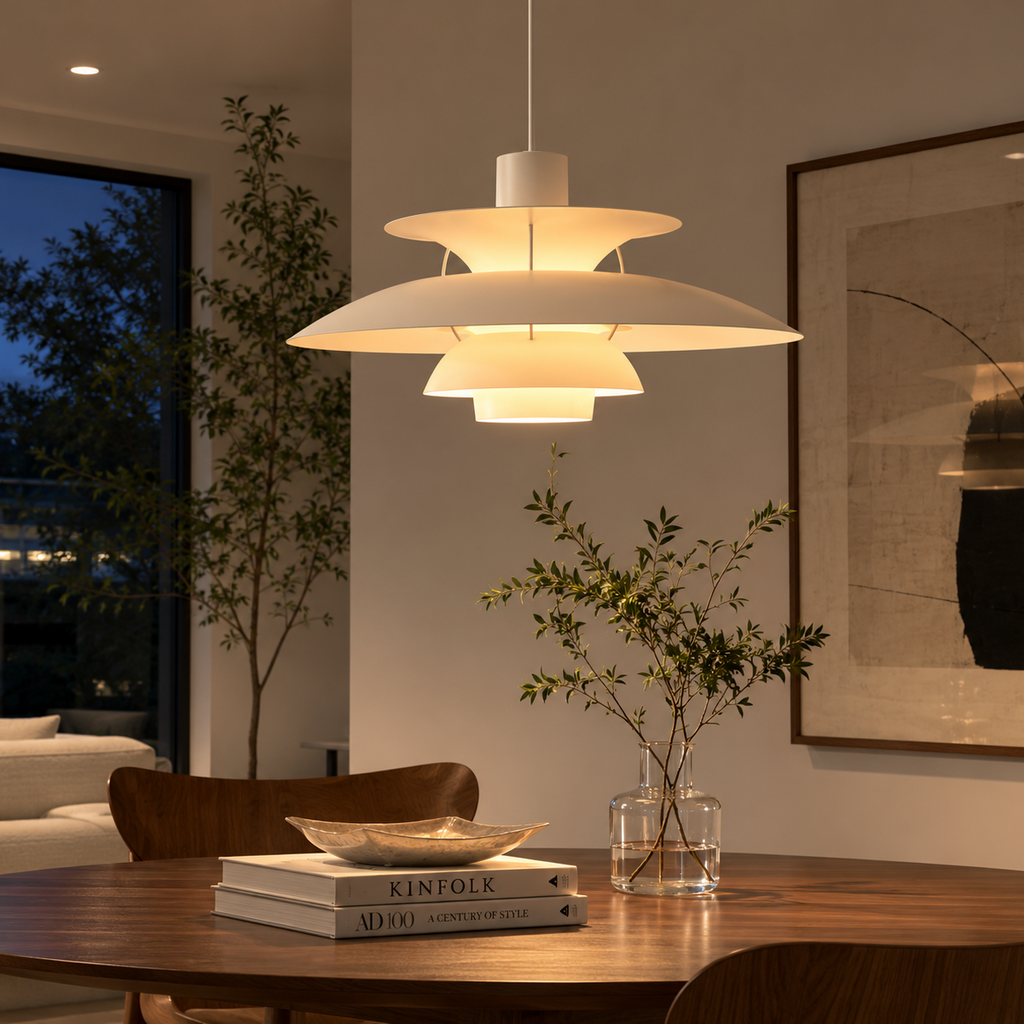 Simuya Danish Multi-layer Metal Pendant Light