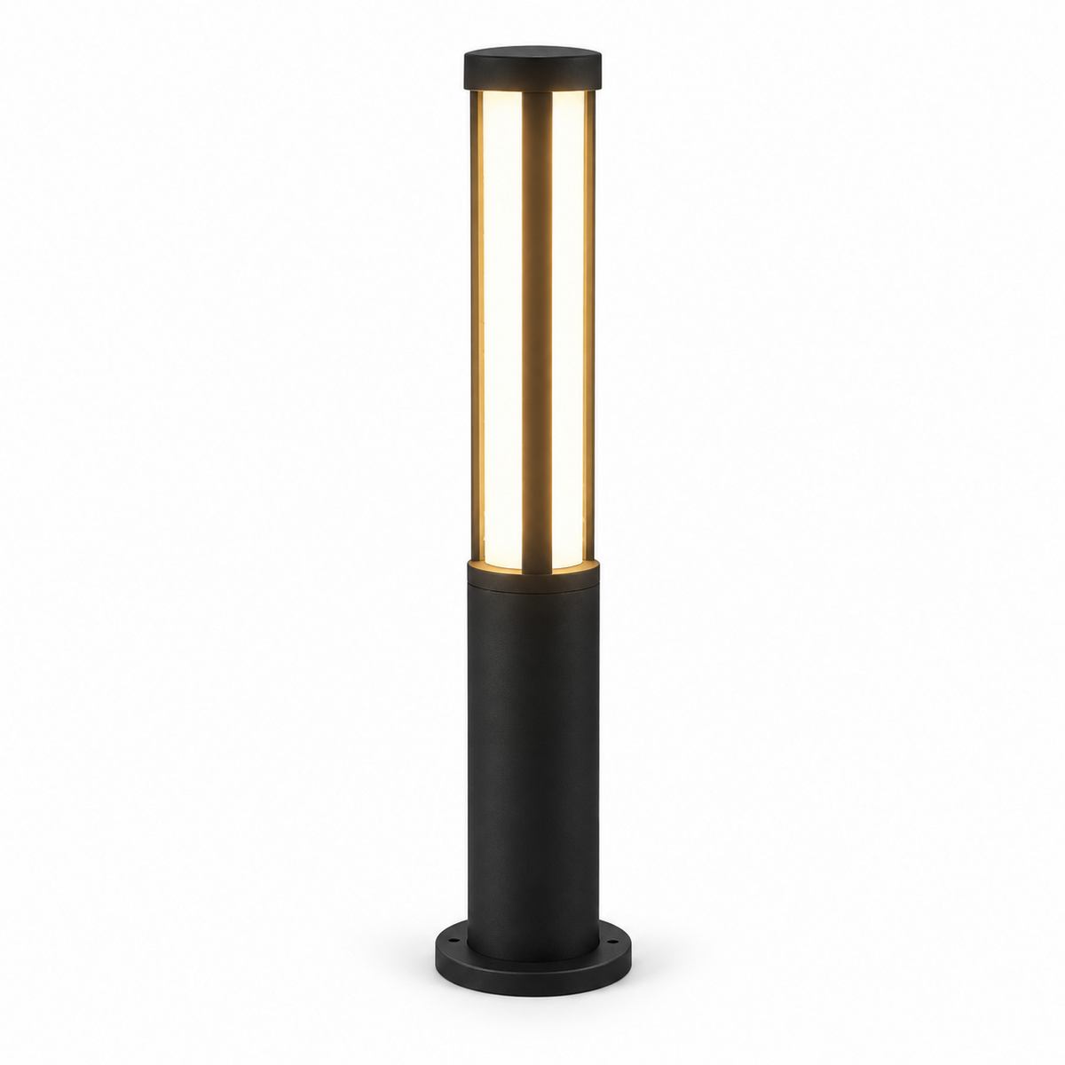 Nordal Cylindrical LED Bollard Light Modern Outdoor Pathway and Landscape Lighting