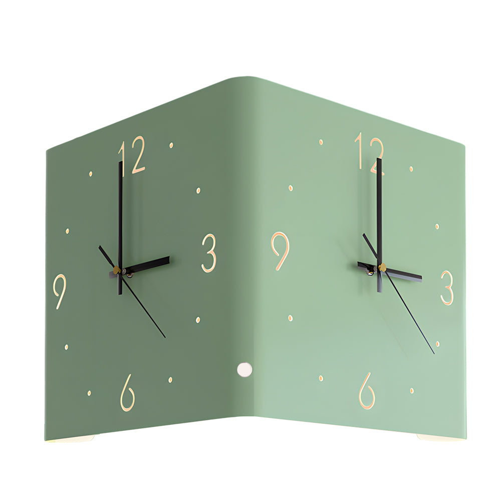 Tempo Backlit Wall Clock Lamp Modern Silent LED Clock Light with USB Charging