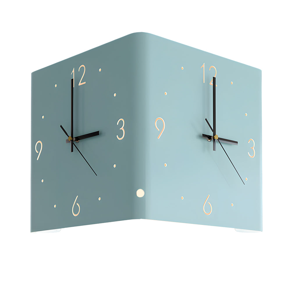 Tempo Backlit Wall Clock Lamp Modern Silent LED Clock Light with USB Charging