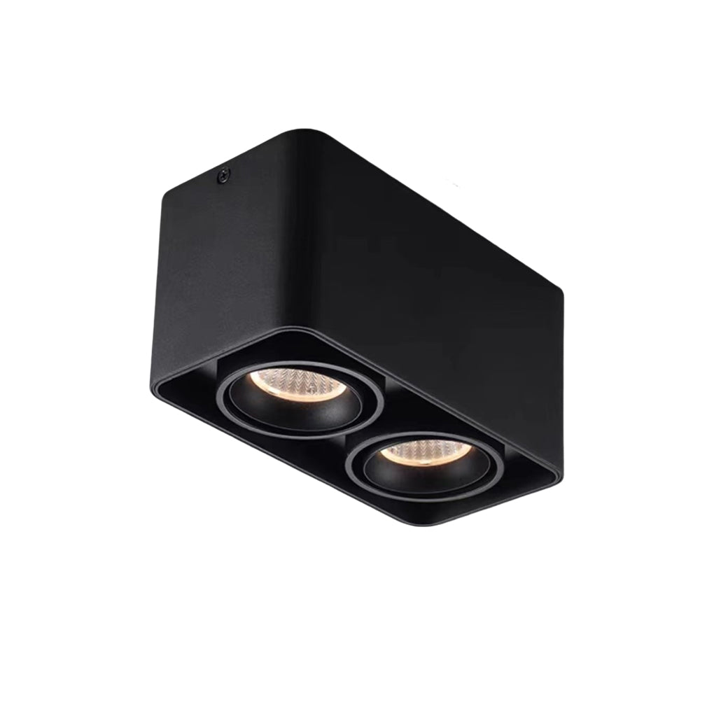 Cubo Surface Mount Square LED Spotlight Adjustable Ceiling Grid Light