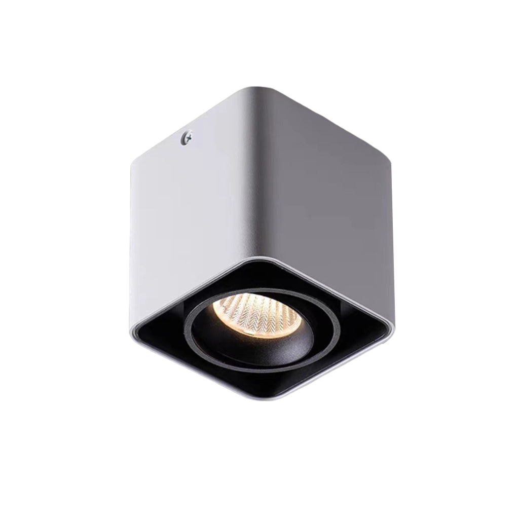 Cubo Surface Mount Square LED Spotlight Adjustable Ceiling Grid Light