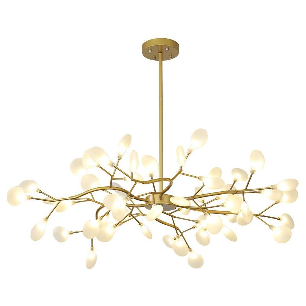 Lumi Firefly LED Pendant Light Modern Satellite Chandelier with Glass Bulbs