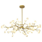 Lumi Firefly LED Pendant Light Modern Satellite Chandelier with Glass Bulbs