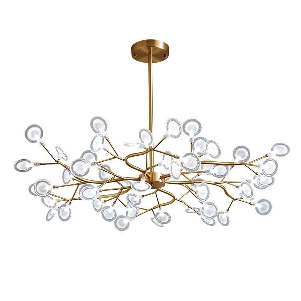 Lumi Firefly LED Pendant Light Modern Satellite Chandelier with Glass Bulbs