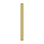 Linden Long LED Wall Sconce Modern Linear Iron Wall Light in Black or Gold