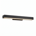Vantia motion sensor rectangular LED wall light on a white background