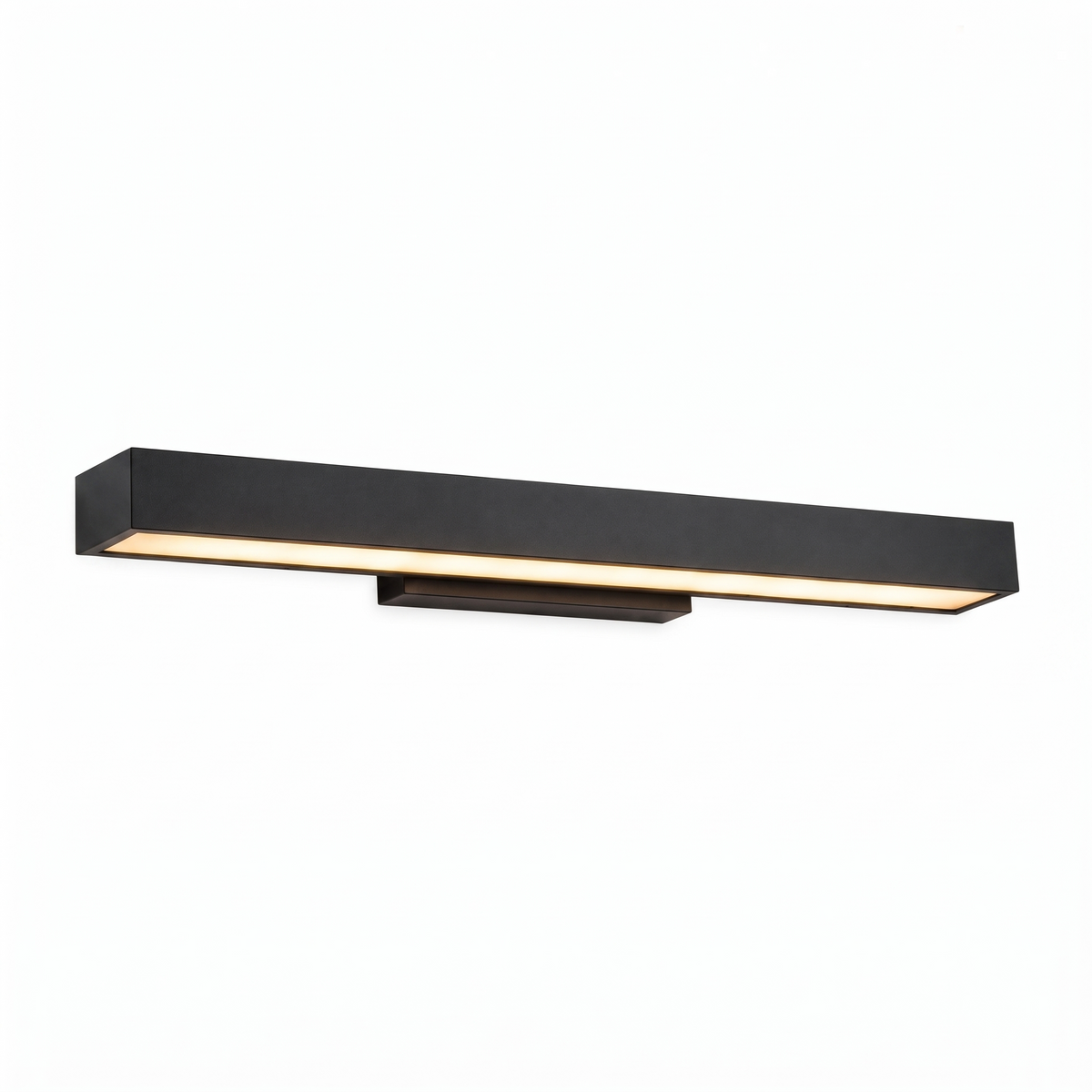 Vantia motion sensor rectangular LED wall light on a white background