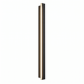 Lumea black linear LED outdoor wall light on a white background
