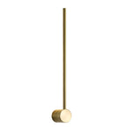Slate Ultra-Thin Linear LED Wall Light Modern Long Wall Sconce in Black or Gold