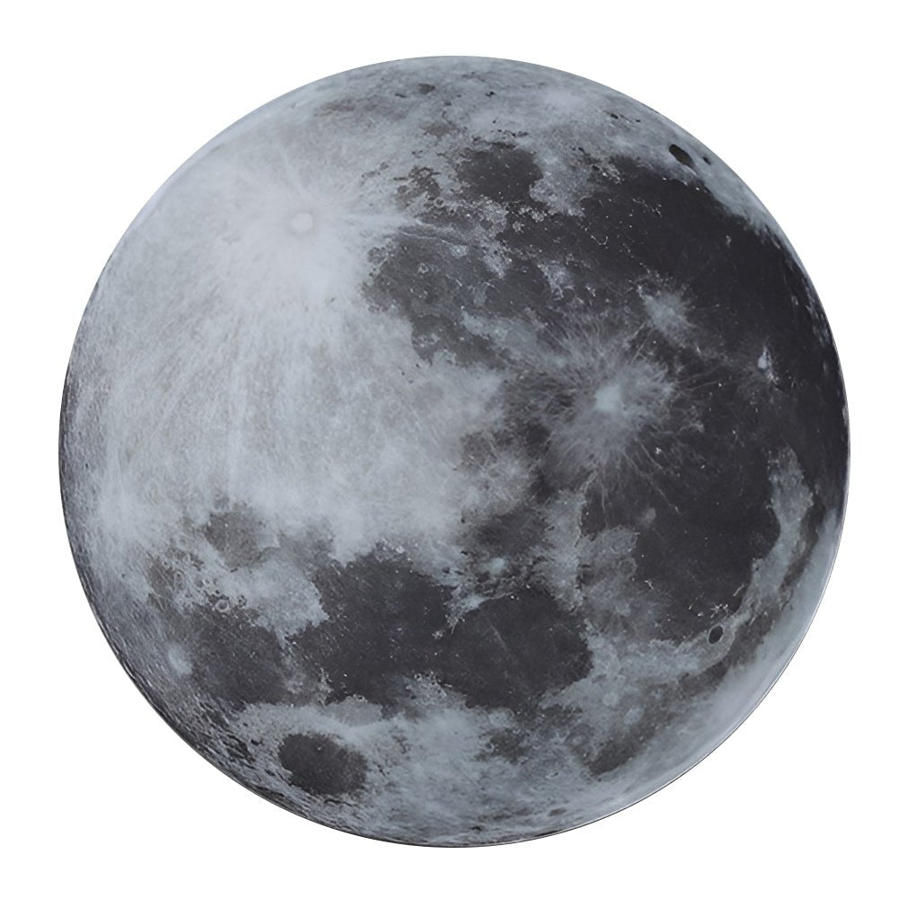 Luna Full Moon Wall Lamp Modern Round LED Moon Light Wall Decor