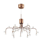 Retro Modern Adjustable Chandelier Iron and Acrylic LED Ceiling Light