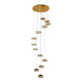 Milano Italian Crystal Chandelier 13-Light Luxury Duplex Ceiling Light