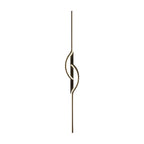 Ardent Modern Linear Wall Sconce Black Aluminum LED Wall Light with Dimming