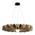 Hush acoustic felt pendant light neutral beige