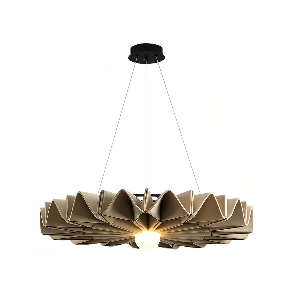 Hush acoustic felt pendant light neutral brown