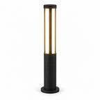 Nordal cylindrical LED bollard light on a white background