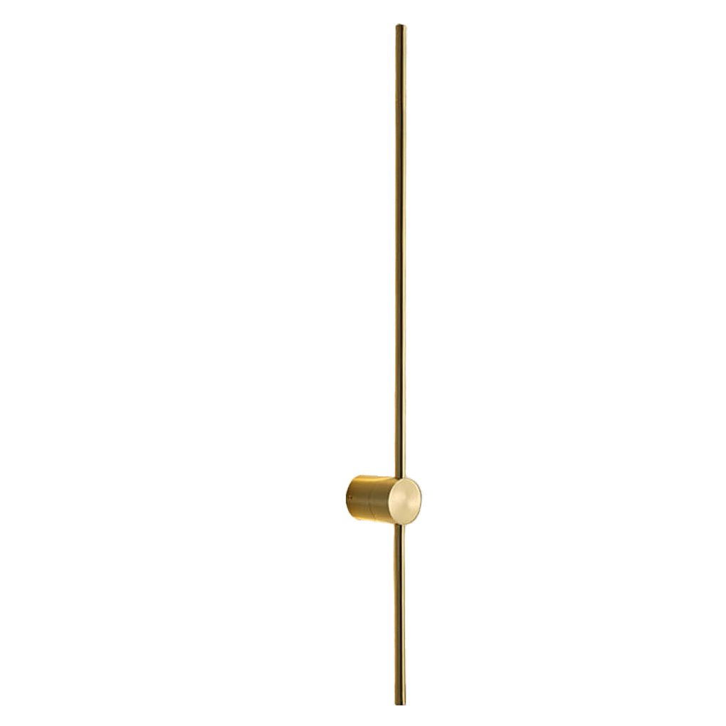 Slate Ultra-Thin Linear LED Wall Light Modern Long Wall Sconce in Black or Gold
