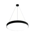 Orbis LED ring pendant light in black