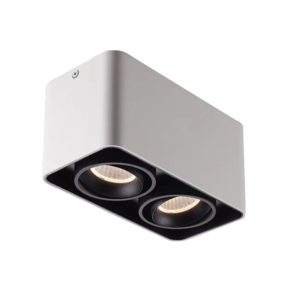 Cubo Surface Mount Square LED Spotlight Adjustable Ceiling Grid Light
