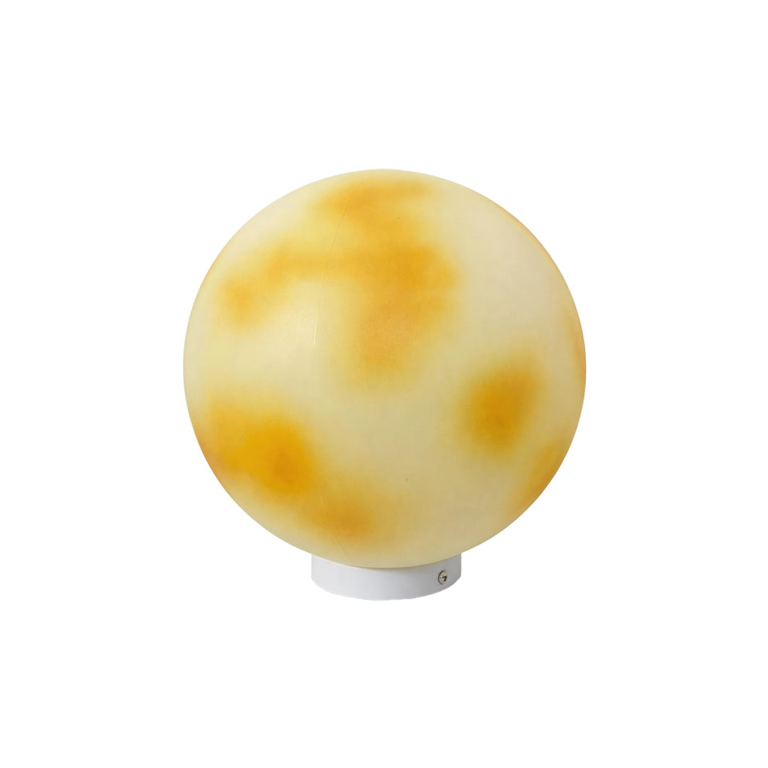Lunetta moon pillar light on white background