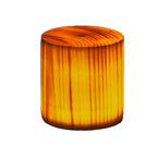 Pine Wood Cube Night Light Cordless LED Touch Lamp with Dimmable Glow