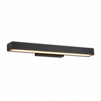 Vantia motion sensor rectangular LED wall light on a white background