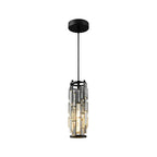 Vela mini crystal pendant light black 1-light