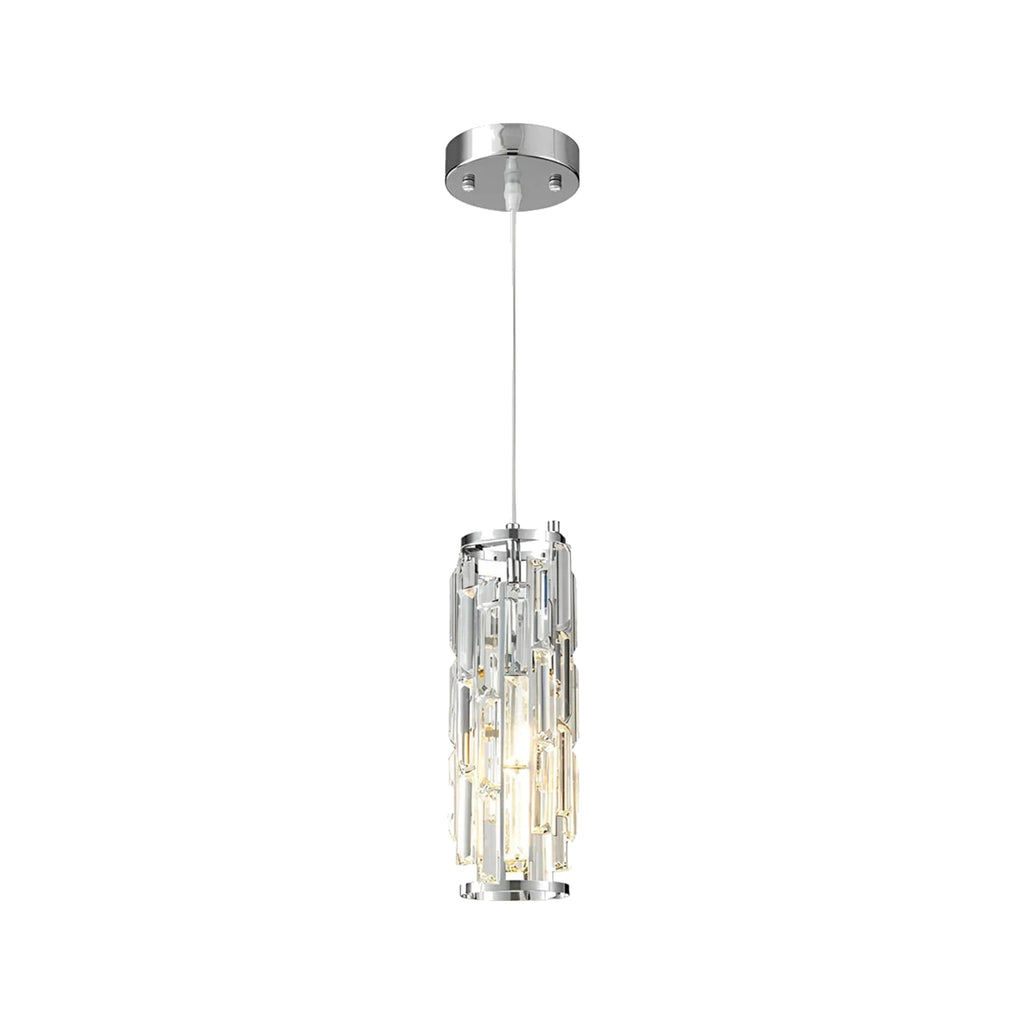 Vela mini crystal pendant light chrome 1-light