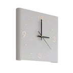 Tempo Backlit Wall Clock Lamp Modern Silent LED Clock Light with USB Charging