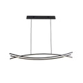 Marea Wavy LED Pendant Light Modern Aluminum Hanging Light for Dining Tables