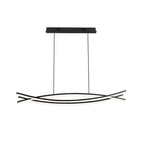 Marea Wavy LED Pendant Light Modern Aluminum Hanging Light for Dining Tables